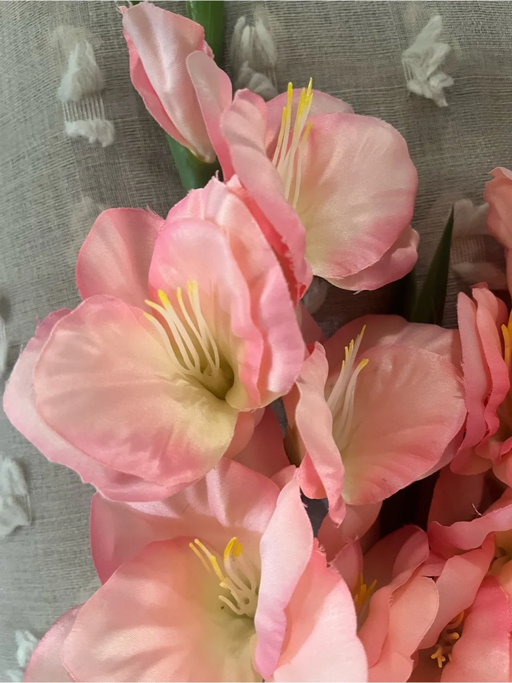 Artificial Pink Gladiolus Stem - Home Accents